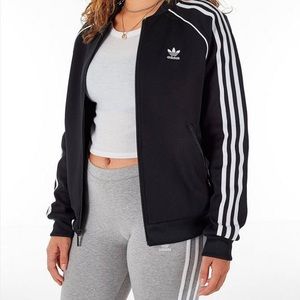 Adidas classic black jacket